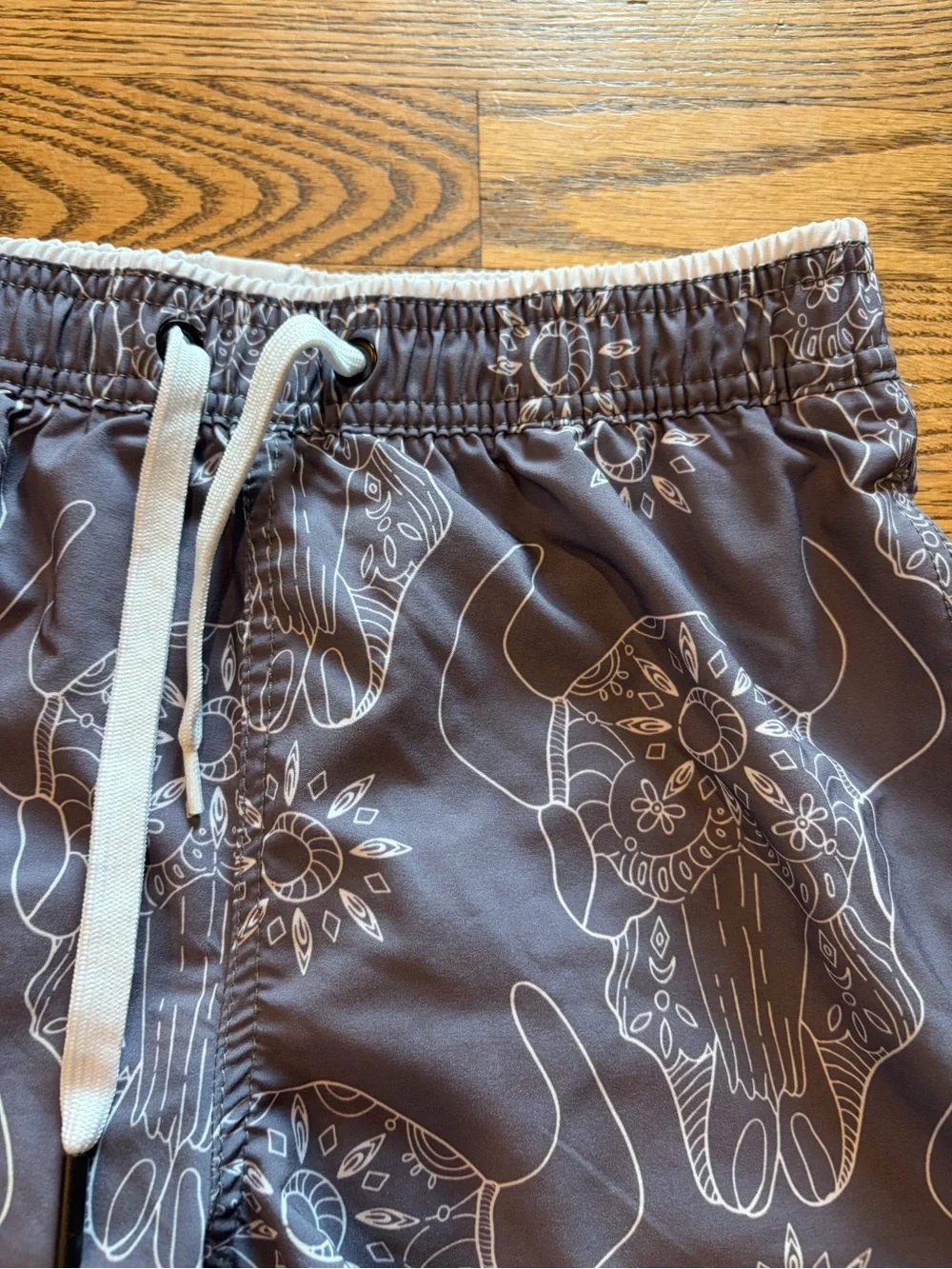 Zyia Boys Swim Trunks Grey Western